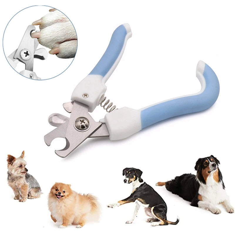 Professional Pet Nail Clippers Stainless Steel For Dogs & Cats Ergonomic Grooming Supplies - Crazy Pawz