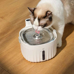 PurrFlow Smart Fountain: Automatic Pet Water Dispenser Fountain with Smart Sensing & Stainless Steel Design 2L