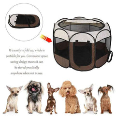 PetPal OctaCrate: Foldable Pet Crate Outdoor/Indoor