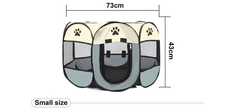 PetPal OctaCrate: Foldable Pet Crate Outdoor/Indoor - Crazy Pawz