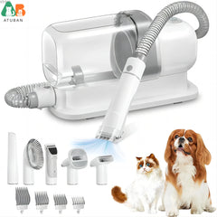 Professional Pet Grooming Station | Pet Vacuum & Clippers for Dog, Cat Pet Grooming | Vacuum Pet Grooming Set - 2.3L Capacity