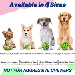 Blind Dog Toy Ball - Sound Emitting Interactive Dog Ball Chew Toy - Dog Ball -  Crazy Pawz