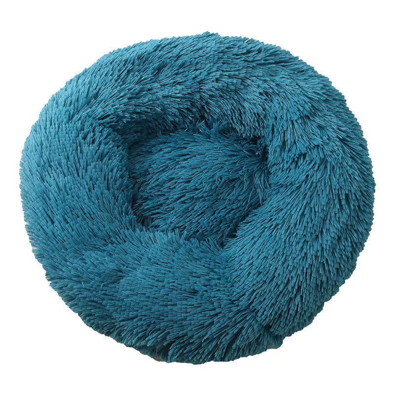 40-110cm Round Pet Bed for All Pets – Super Soft Plush Winter Pet Bed, Winter Warm Sleeping for Large & Small Pet's - Crazy Pawz  Pet Bed 