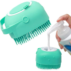 Pet Dog Bath Brush Scrubber | Pet Soft Massage Brush for Bath Grooming Deep Coat Cleaning & Dirt Removal