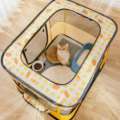 Portable Foldable Pet Playpen – Collapsible Pen for Dogs, Cats & Rabbits, Indoor and Outdoor Use - Crazy Pawz  Pet Pen 