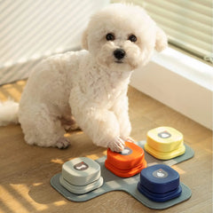 Dog training sound buttons for pets