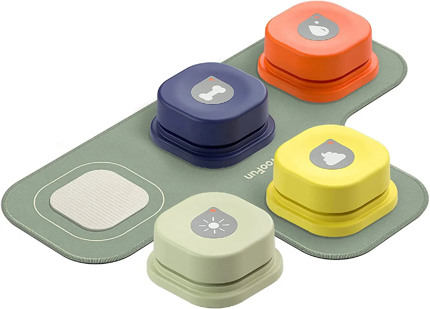 Dog training buttons for interactive learning