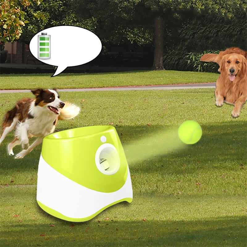 Automatic Dog Ball Launcher | Self Playing Interactive Fetch Toy for Small Pet Dogs