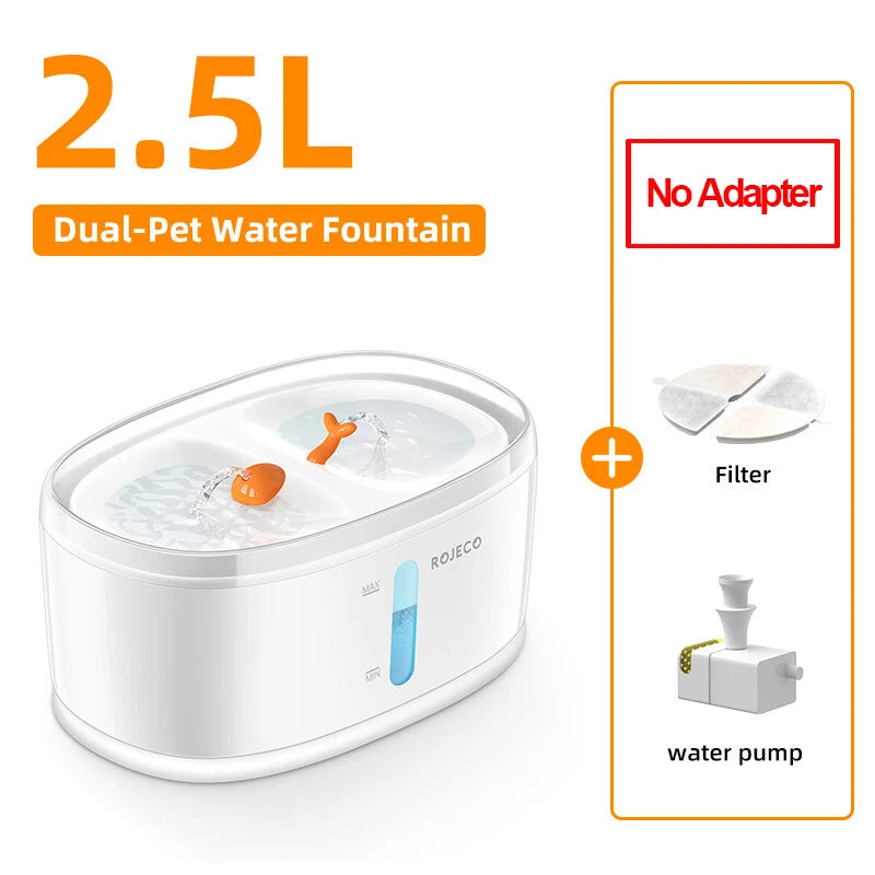 large capacity water bowl for pets