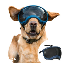 Adjustable Dog Ski Style Goggles V2 - Anti-UV Protection, Impact Resistant, Sunglasses for Small - Medium Pet Dogs