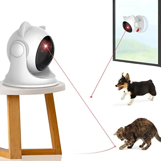 Automatic Smart Teasing Cat Laser Toy - Interactive Motion Activated Indoor Cats/Kitten Toy