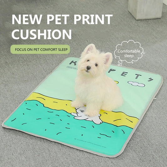 Self Cooling Pet Mat For Cats & Dogs - Large & Small Breathable Pet Bed